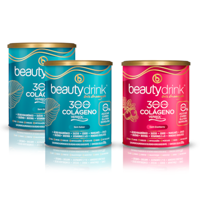 Colágeno Verisol BeautyDrink 2 unids Sem Sabor 1 unid Cranberry Kit