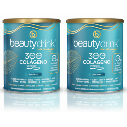 Colágeno Verisol BeautyDrink Kit 2 Unids para 60 dias Sem Sabor