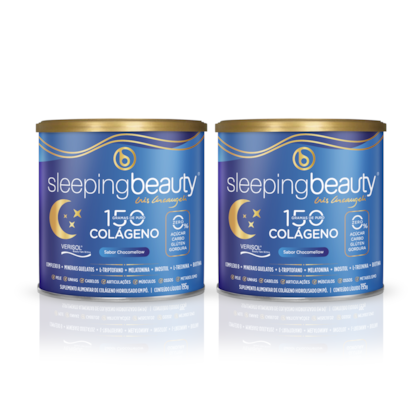 KIT C/2 SleepingBeauty® 195g Colágeno sabor Chocomellow 5%OFF